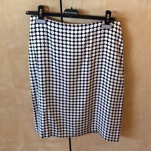 Banana Republic 100% silk graphic print skirt NWT